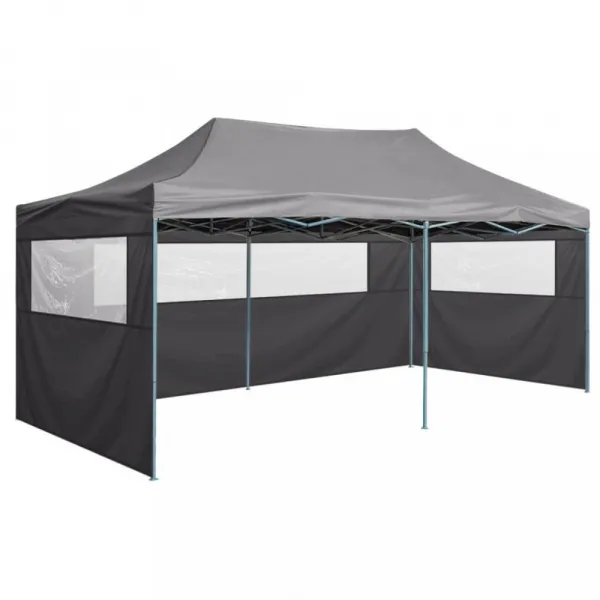 Skladacia party stan s bočnicami 3 x 6 m Dekorhome Modrá