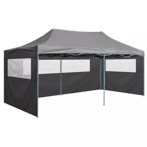 Skladacia party stan s bočnicami 3 x 6 m Dekorhome Modrá