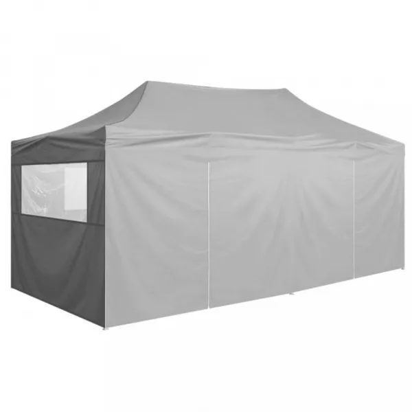 Skladacia party stan s bočnicami 3 x 6 m Dekorhome Modrá