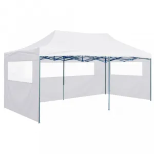 Skladacia party stan s bočnicami 3 x 6 m Dekorhome Modrá