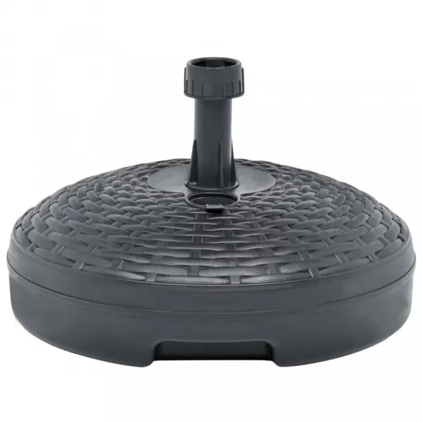 Stojan na slnečník 45 cm plast Dekorhome Bílá