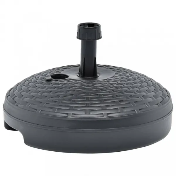 Stojan na slnečník 45 cm plast Dekorhome Bílá