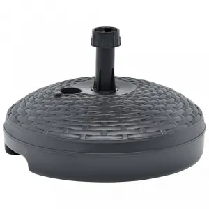 Stojan na slnečník 45 cm plast Dekorhome Bílá