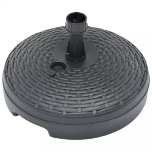 Stojan na slnečník 45 cm plast Dekorhome Bílá