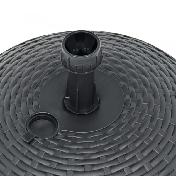Stojan na slnečník 45 cm plast Dekorhome Bílá