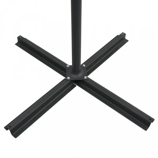 Konzolový slnečník s LED svetlami 250x250 cm Dekorhome Modrá
