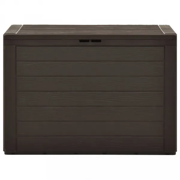 vidaXL Záhradný úložný box hnedý 78x44x55 cm