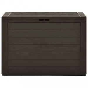 vidaXL Záhradný úložný box hnedý 78x44x55 cm