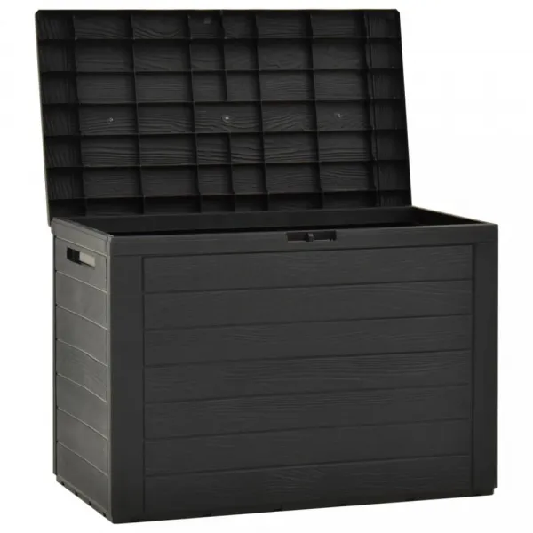 vidaXL Záhradný úložný box hnedý 78x44x55 cm