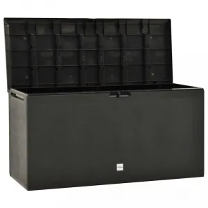 vidaXL Záhradný úložný box hnedý 114x47x60 cm