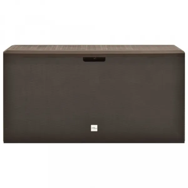 vidaXL Záhradný úložný box hnedý 114x47x60 cm