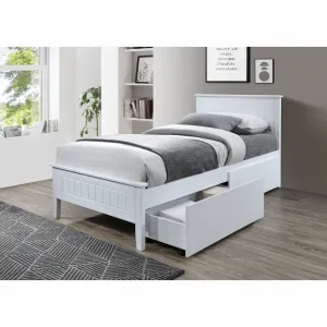 Posteľ MIDEA 90 x 200 cm Tempo Kondela Biela