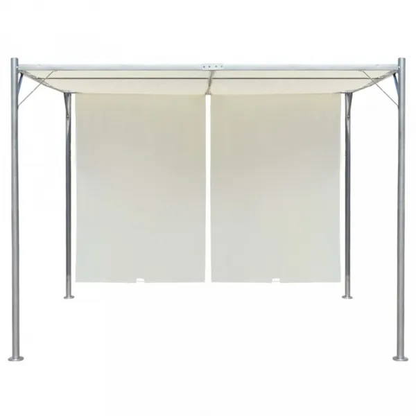 Záhradná pergola so zaťahovacou strechou 3x3 m Dekorhome Antracit