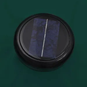 Závesný slnečník s LED Ø 300 cm Bílá