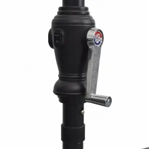 Závesný slnečník s LED Ø 300 cm Bílá