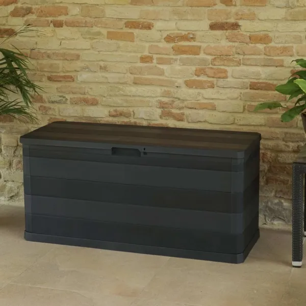 Záhradný úložný box 280 l Šedá