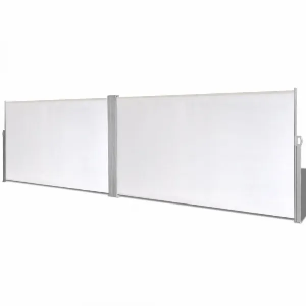 Zaťahovací postranné markíza / zástena 160x600 cm Černá