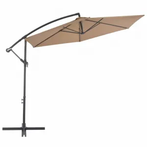 Závesný slnečník Ø 300 cm Modrá