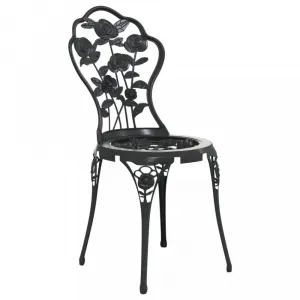 Záhradný bistro set 3 ks liaty hliník Dekorhome Bílá