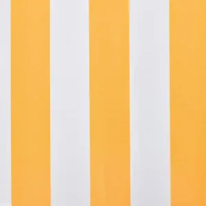 Plachta na markízu 430x295 cm plátená Bílá / modrá