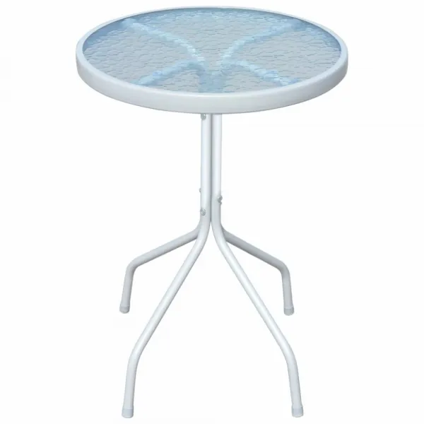Záhradný bistro set 3 ks Dekorhome Černá / šedá