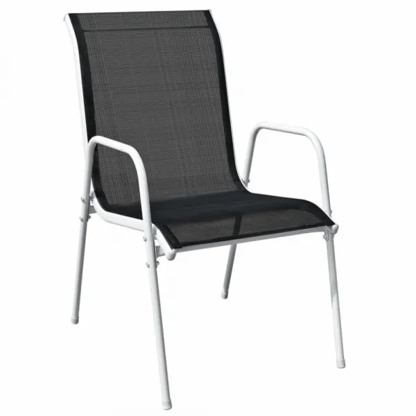 Záhradný bistro set 3 ks Dekorhome Černá / šedá
