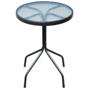 Záhradný bistro set 3 ks Dekorhome Černá / šedá