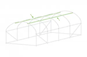 Záhradný fóliovník HG 3x6m