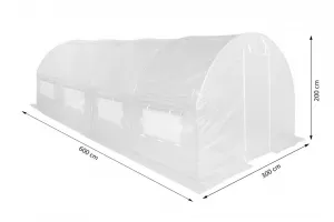 Záhradný fóliovník HG 3x6m