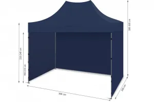 Záhradný altánok 2 x 3m nožnicový