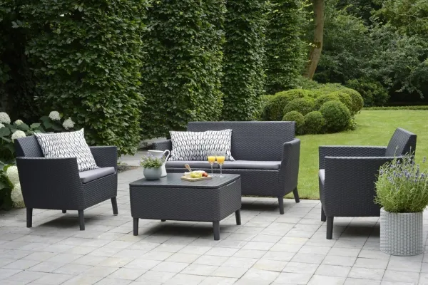 KETER Pohovka SALOMON 2 seater sofa |  grafit