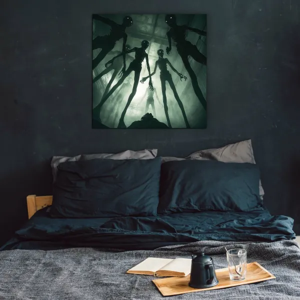 Temný obraz na stenu - Strašidlá