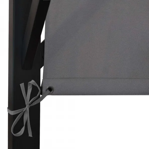 Pergola so sťahovacou strechou 3x3 m Dekorhome