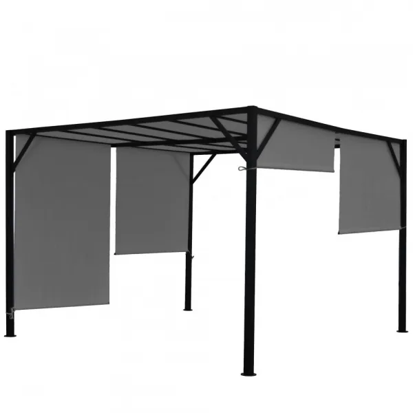 Pergola so sťahovacou strechou 3x3 m Dekorhome