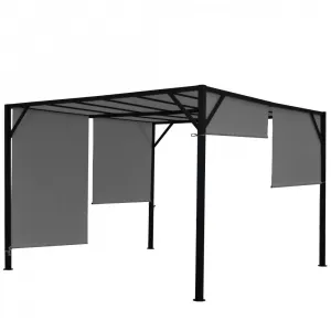 Pergola so sťahovacou strechou 3x3 m Dekorhome