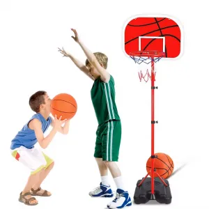 Detský basketbalový kôš, nastaviteľná výška, pumpa na lopty