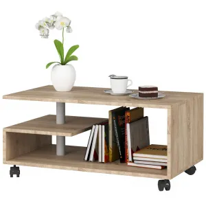 Ak furniture Konferenčný stolík na kolieskach Vini sonoma