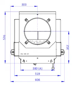 ROMOTOP DYNAMIC 3G 38.50.01 - krbová vložka rovná pre dlhodobú akumulačnú prevádzku s dvojitým presklením D3F 01
