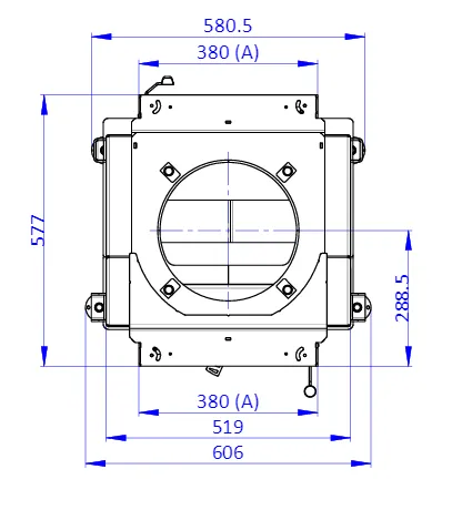 ROMOTOP DYNAMIC B3G 38.50.01 - krbová vložka rovná pre dlhodobú akumulačnú prevádzku s dvojitým presklením DB3F 01