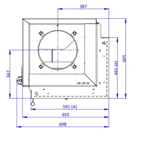 ROMOTOP DYNAMIC R 3G S 55.44.42.21 - krbová vložka rovná pre dlhodobú akumulačnú prevádzku s dvojitým presklením DR3SG 21