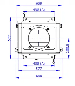 ROMOTOP DYNAMIC T 3G 44.55.01 - krbová vložka rovná pre dlhodobú akumulačnú prevádzku s dvojitým presklením DT3G 01