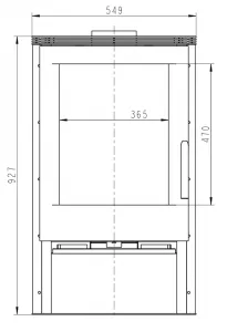 Thorma Alvesta II steel - krbové kachle