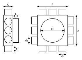 Prodmax | Rozdeľovací box 12×75/200 štvorec SK 12x75/200KW
