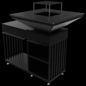 Kratki QUADRUM HORIZONTAL - ohnisko s grilom