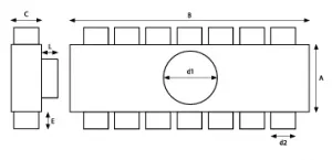 Prodmax | Rozdeľovací box 14×75/200 SK 14x75/200