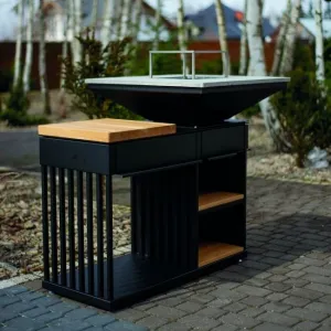 Kratki QUADRUM HORIZONTAL - ohnisko s grilom