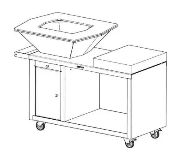 DEFRO OLYMPIC GRAND M - ohnisko s grilom
