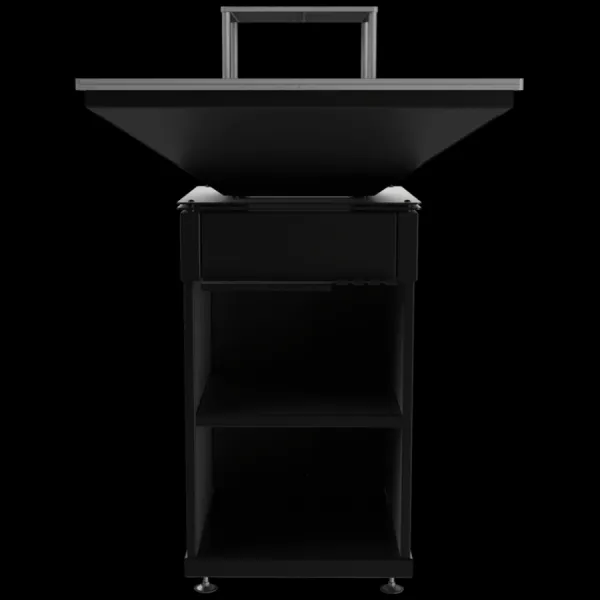 Kratki QUADRUM VERTICAL - ohnisko s grilom