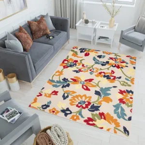 KrémovýterasovýkoberecsovzoromfarebnýchkvetovŠírka:80cm|Dĺžka:200cm67150_121254