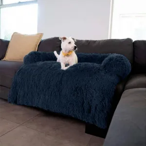 PuppyJoy Rozkladací pelech veľ. S 76x76 cm granátovo modrý